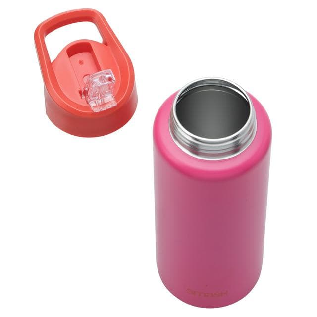 Smash Pink/Red Stainless Steel Sipper - 1L - gallery image 2