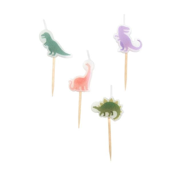 Sainsbury's Home Pack of 4 Dino Icon Candles - gallery image 1