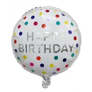 Sainsbury's Home Round Happy Birthday Foil 18" Balloon