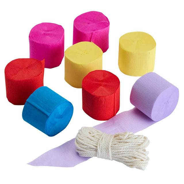 Sainsbury's Home DIY Rainbow Coloured Paper Streamer Party Backdrop - gallery image 1