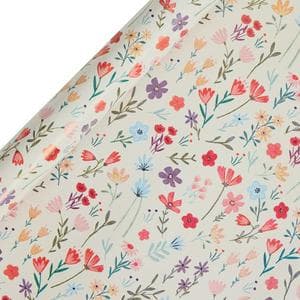 Sainsbury's Home 3m Wild Flowers Roll Wrap