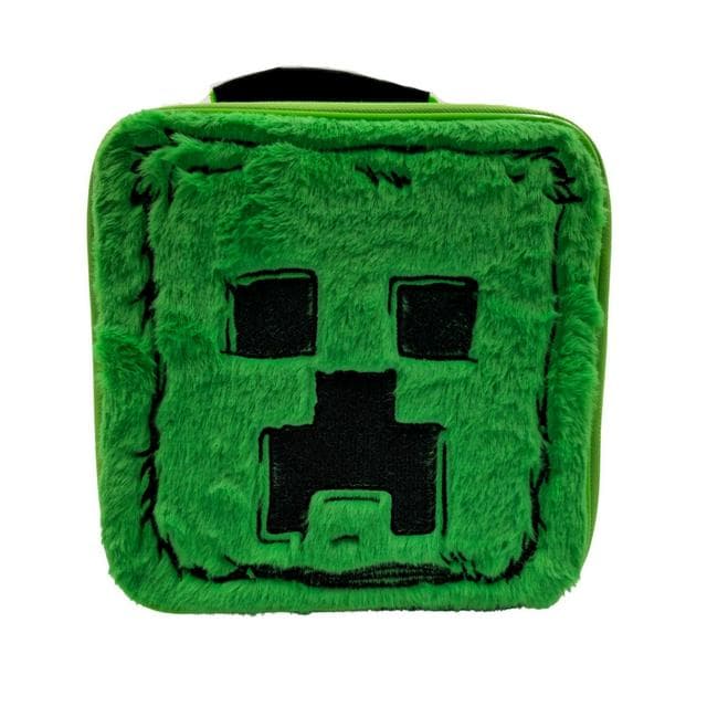 Minecraft Faux Fur Lunch Bag - gallery image 1