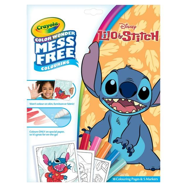 Crayola Disney Lilo & Stitch Color Wonder Mess Free Coloring Book - gallery image 1