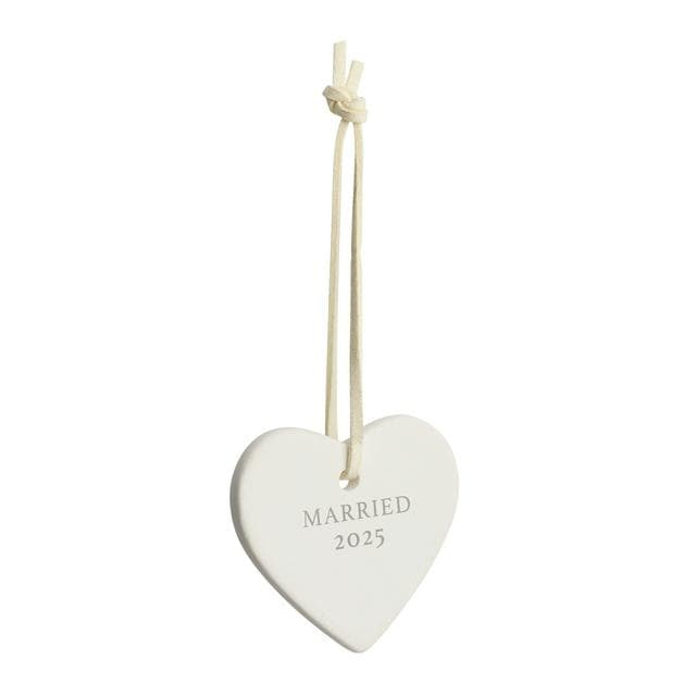 Sainsbury's Home Mini Ceramic Keepsake - Wedding Single Decoration - gallery image 1