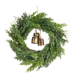 Sainsbury's Home 22in Ceder & Bells Wreath