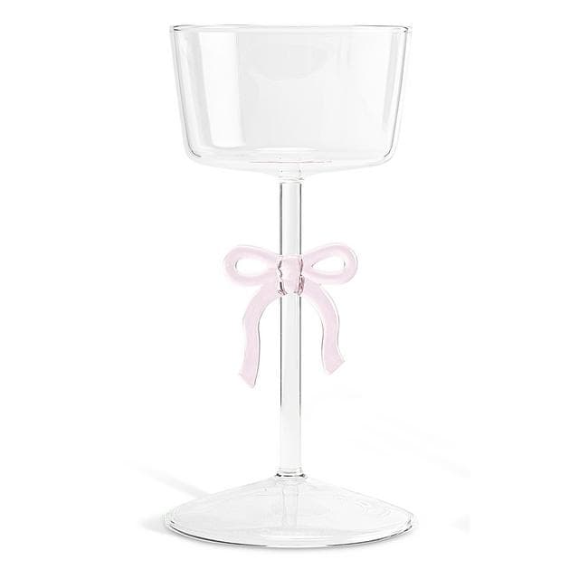 Habitat Glass Bow Pillar Candle Holder - gallery image 1