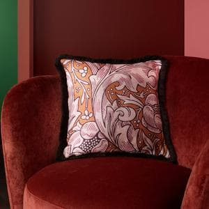 Habitat x Morris & Co. Batchelors Fringe Cushion - 43x43cm