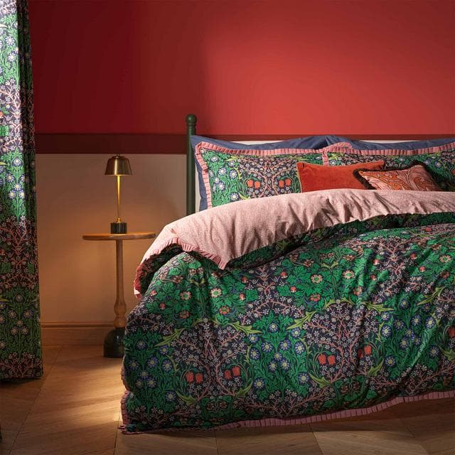 Habitat x Morris & Co. Cotton Blackthorn Bedding Set - gallery image 1