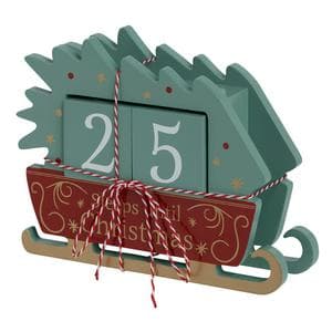 Sainsbury's Home Countdown Sleigh Ornament