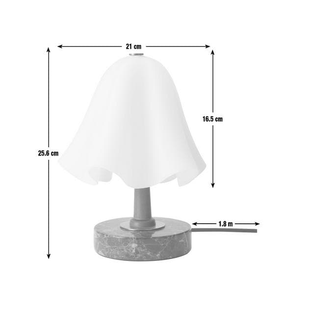Habitat x Morris & Co. Glass Shade Table Lamp - gallery image 5