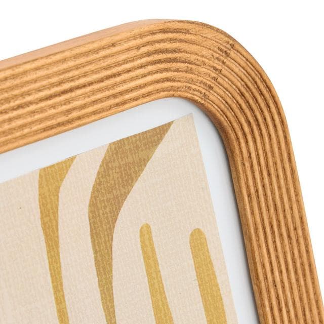 Habitat Ribbed Wooden Frame - Natural - 5x7 - gallery image 4