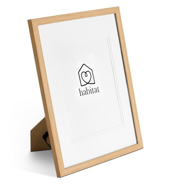 Habitat Single Mount A4 Frame - Oak - gallery image 3