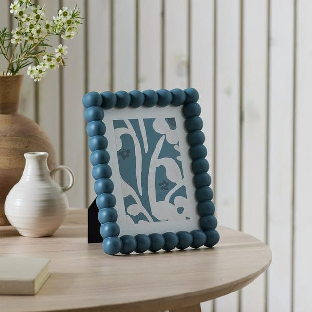 Habitat Bobble Picture Frame - Blue - 5x7 - gallery image 2