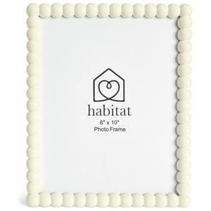 Habitat Bobble Picture Frame - White - 8x10