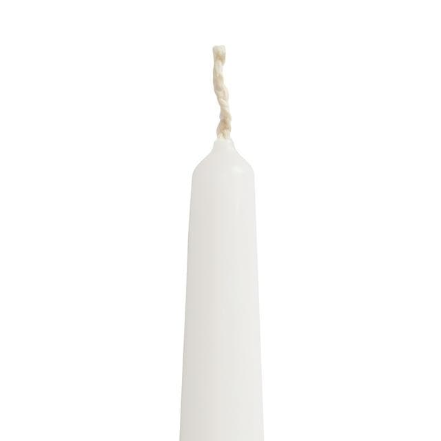 Habitat Taper Candles - White - Pack of 10 - gallery image 2