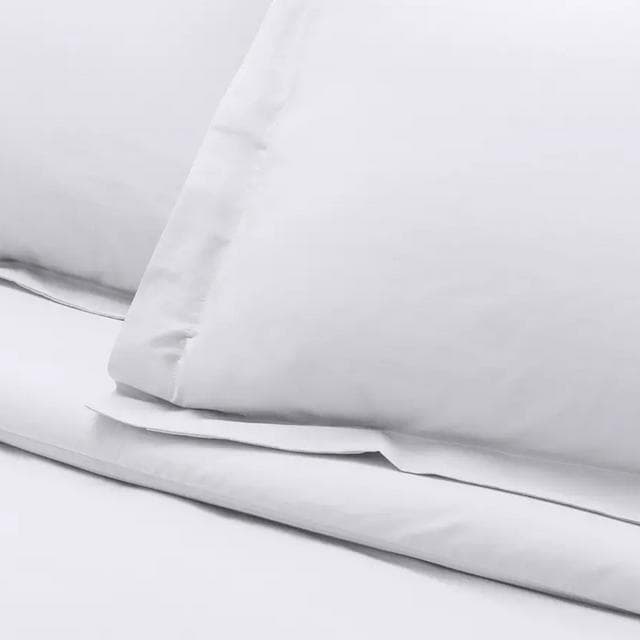 Habitat Egyptian Cotton 400TC Bedding Set - Solid White - gallery image 4