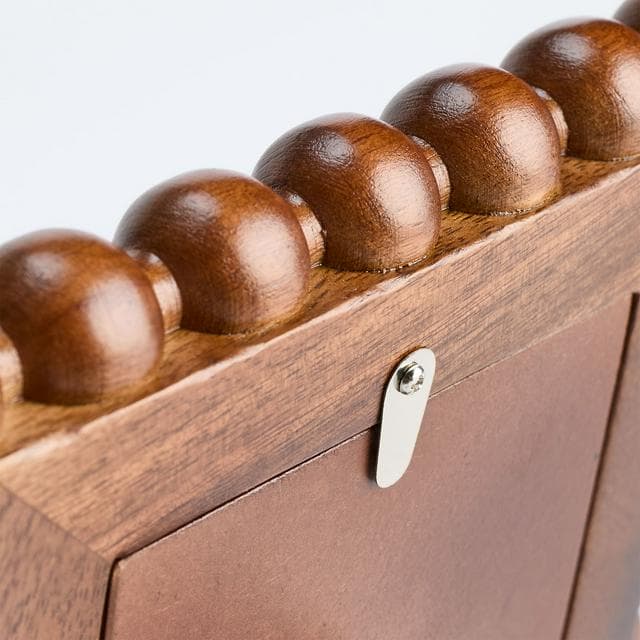 Habitat Mango Wood Bobble Frame - 4x6 - gallery image 4