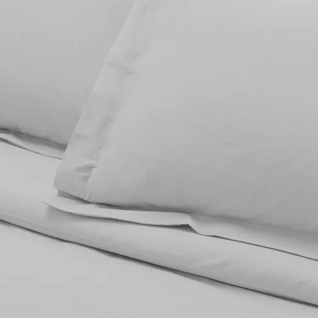 Habitat Egyptian Cotton 400TC Bedding Set - Grey - gallery image 4