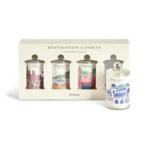 Habitat Pack of 4 Destinations Candles Gift Set