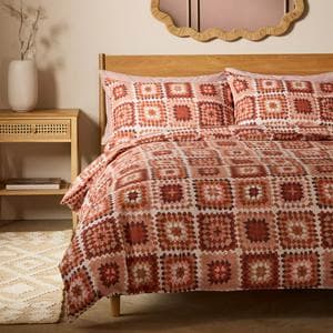 Habitat Autumnal Crochet Print Bedding Set