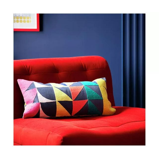 Habitat Margo Selby Heriward Cushion - 60x30cm - gallery image 1