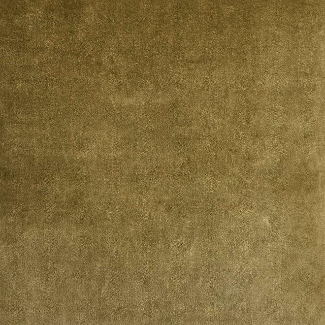 Habitat Cotton Velvet Cushion - Khaki - 43x43 - gallery image 5