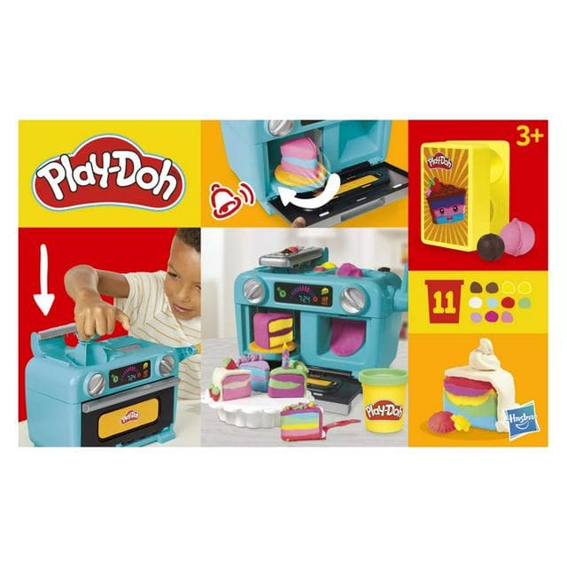 Play-Doh Super Slice Cake Playset with 11 Tubs & Accessories - gallery image 3