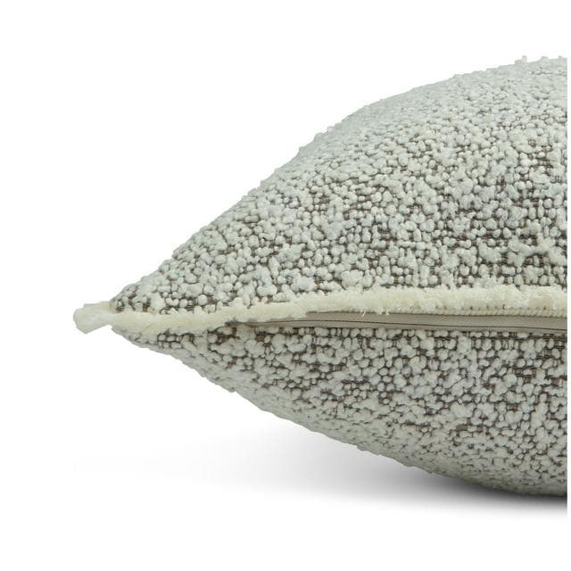 Habitat Boucle Fringed Ivory Cushion - 43x43 - gallery image 2