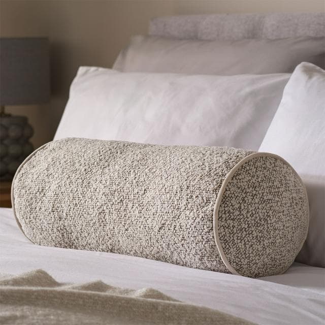 Habitat Boucle Bolster Cushion - Ivory - 20x50 - gallery image 1