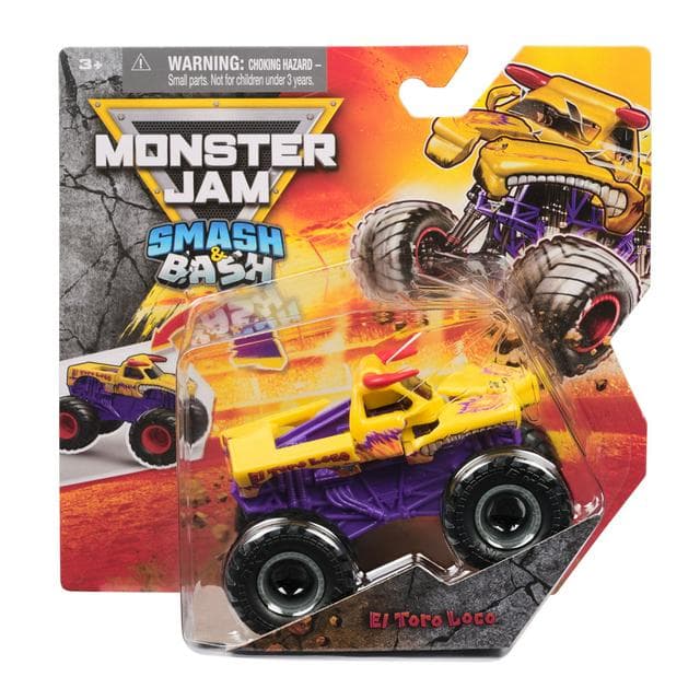 Monster Jam Smash N Bash 1:64 Scale Monster Truck Assortment - gallery image 2