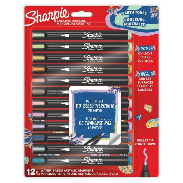 Sharpie Pack of 12 Earth Tones Creative Markers - gallery image 1