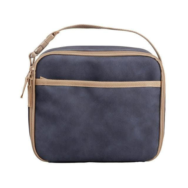 Sainsbury's Home Tan and Navy Lunch Bag - gallery image 1