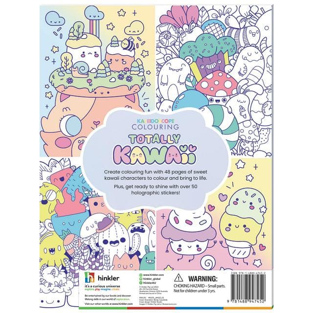 Kaleidoscope Colouring Kawaii Colouring Book - gallery image 2