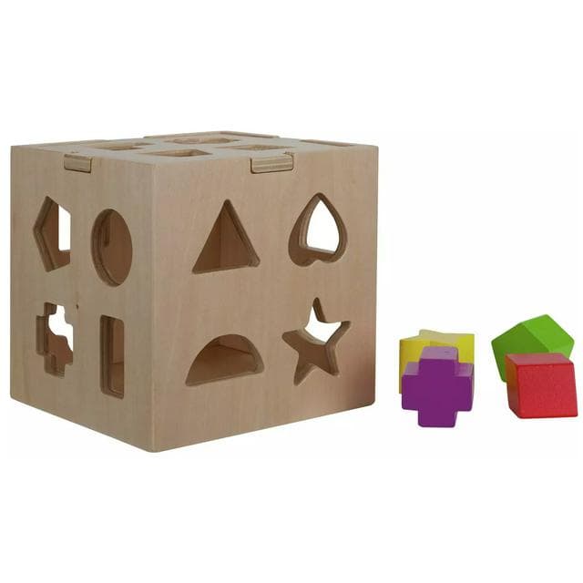 Chad Valley PlaySmart Wooden Shape Sorter - gallery image 5