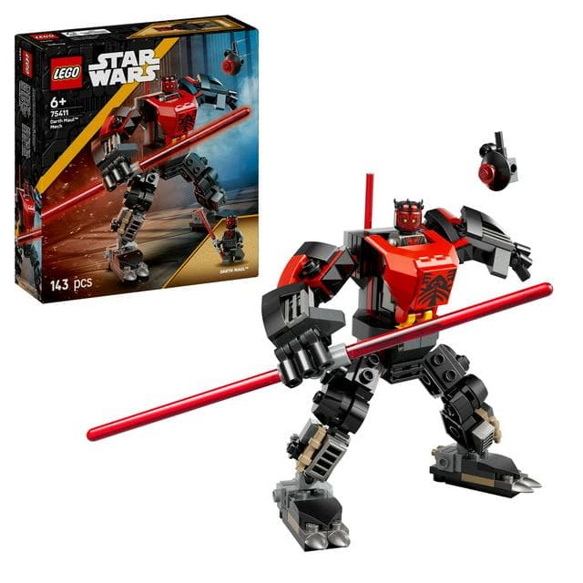 LEGO Star Wars Darth Maul Mech Building Toy 75411 - gallery image 1