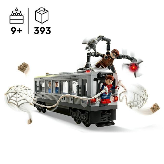 Lego Marvel Spider-Man vs Doc Ock Subway Train Scene Building Set 76321 - gallery image 2