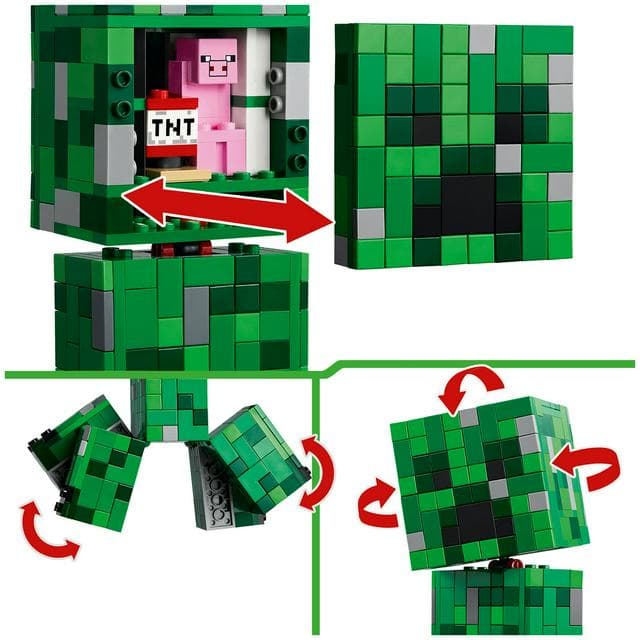 Lego Minecraft The Creeper Figure Building Toy 21276 - gallery image 4