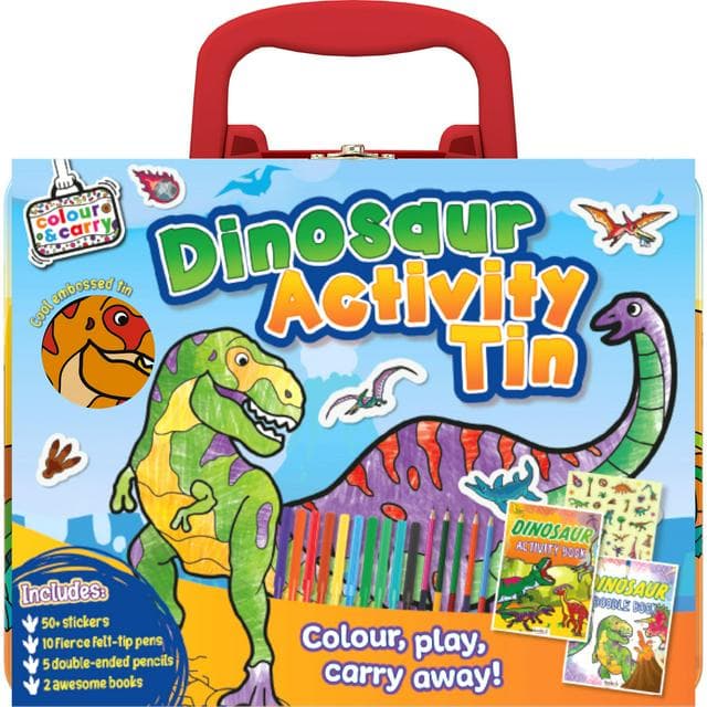 Bookoli Tin Activity Cases: Dinosaur Activity Tin - gallery image 1