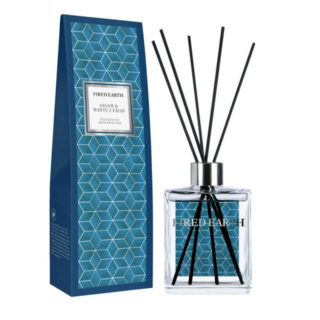 Wax Lyrical 180ml Fired Earth Diffuser - Assam & White Cedar - gallery image 2