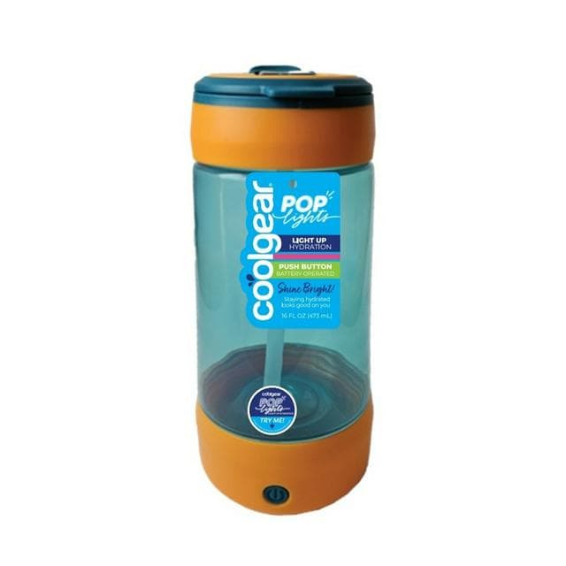Cool Gear Orange Light Up Bottle - 450ml - gallery image 1
