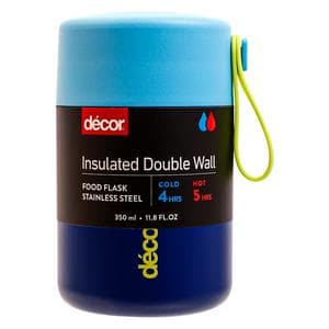 Decor Blue Kids Insulated Food Pod - 350ml