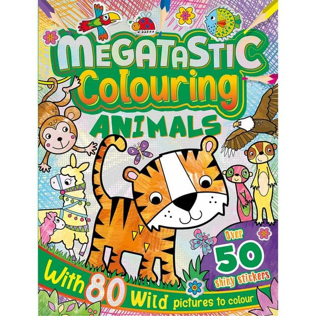 Curious Universe Megatastic Animals Colouring Book - gallery image 1