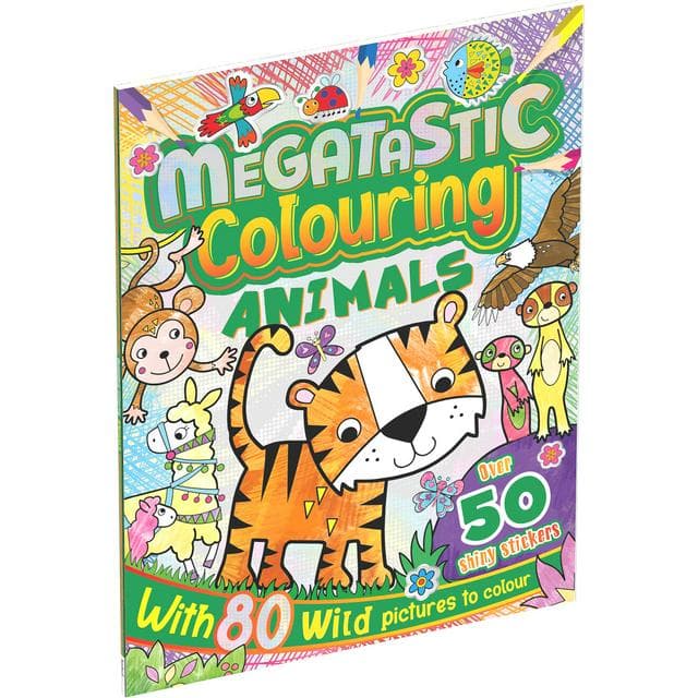 Curious Universe Megatastic Animals Colouring Book - gallery image 2