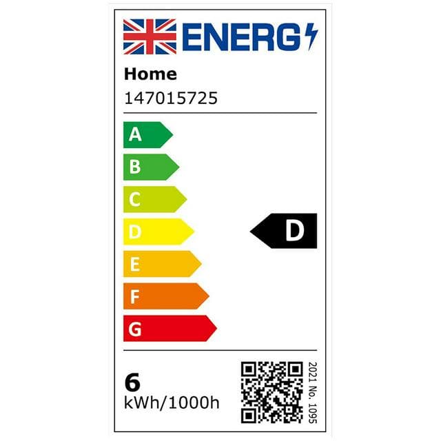 Sainsbury's Home 60w Pack of 2 LED Standard Daylight Edison Screw Light Bulbs - gallery image 3
