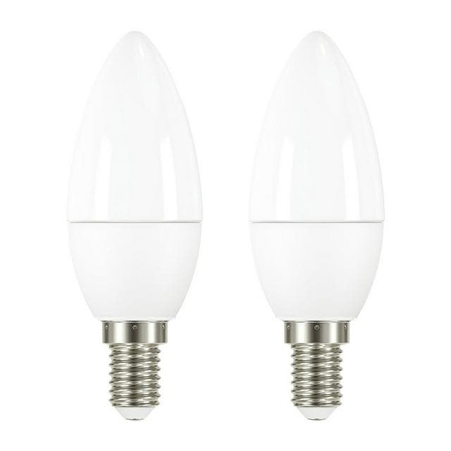 New Home Led Frosted Candle 25w Ses 2 Pack - gallery image 1