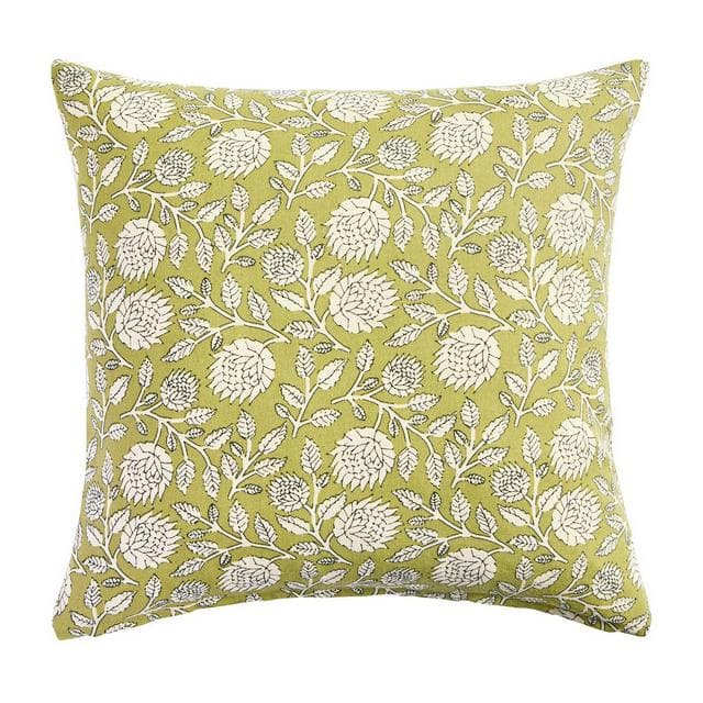 Sainsbury's Home Woodblock Floral Cushion - 43x43 - gallery image 1