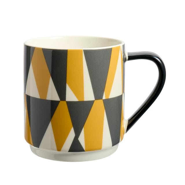 Sainsbury's Home Stacking Geo Triangles Mug Assortment - gallery image 1