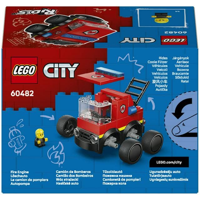 LEGO City Rides Fire Engine Toy Building Set 60482 - gallery image 5