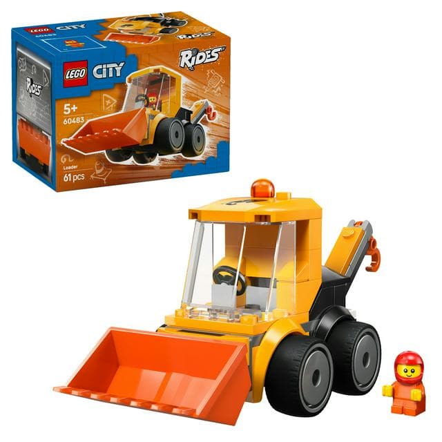 LEGO City Rides Construction Loader Toy 60483 - gallery image 1