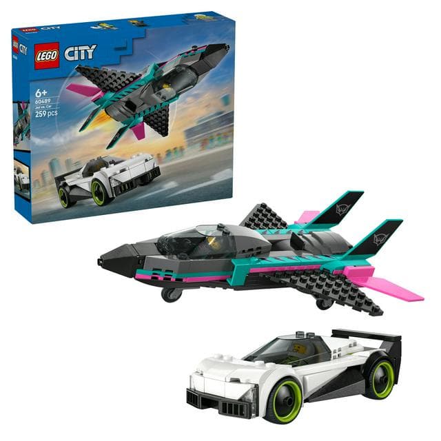 LEGO City Jet vs. Car Toy 60489 - gallery image 1